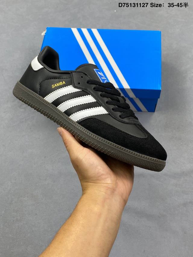 Company Grade: Adidas Originals Samba Vegan Og "Spd" Samba Series Gentleman's T