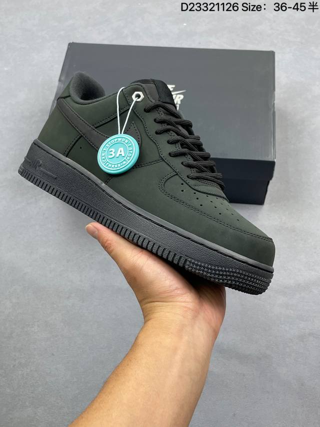 Nike Air Force 1 '07 Low, a versatile, platform, low-top white sneaker with cus