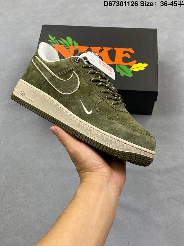 Limited Overseas Release! Nike Air Force 1 '07 Low Drawstring Low-Top Sneakers/C