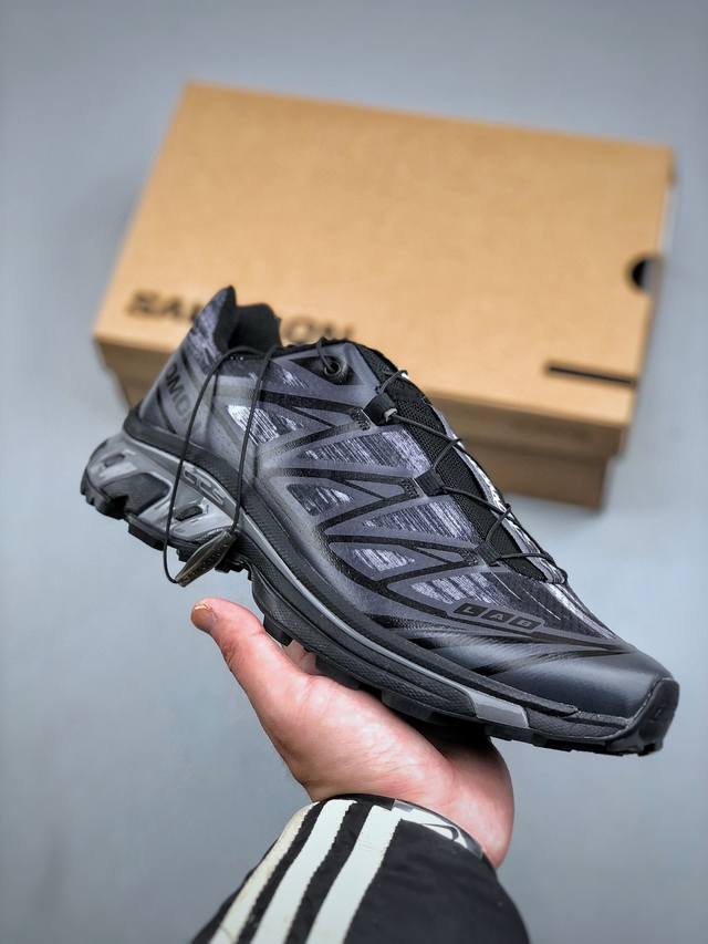 J Version Salomon XT-6 Camo Outdoor Trail Running Shoes. The upper features Sens