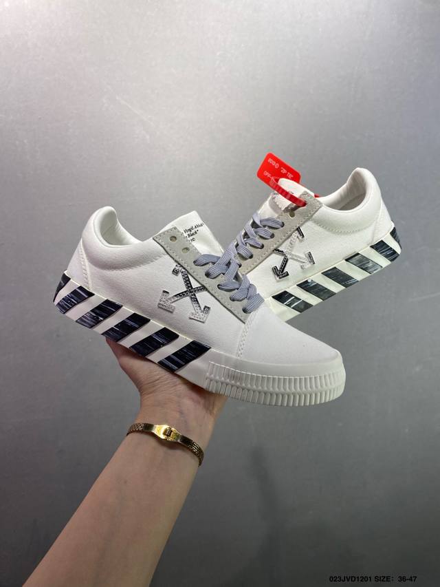 Off-White New Round Toe Lace-up Low-top Sports Sneakers, Running Shoes, Multi-co
