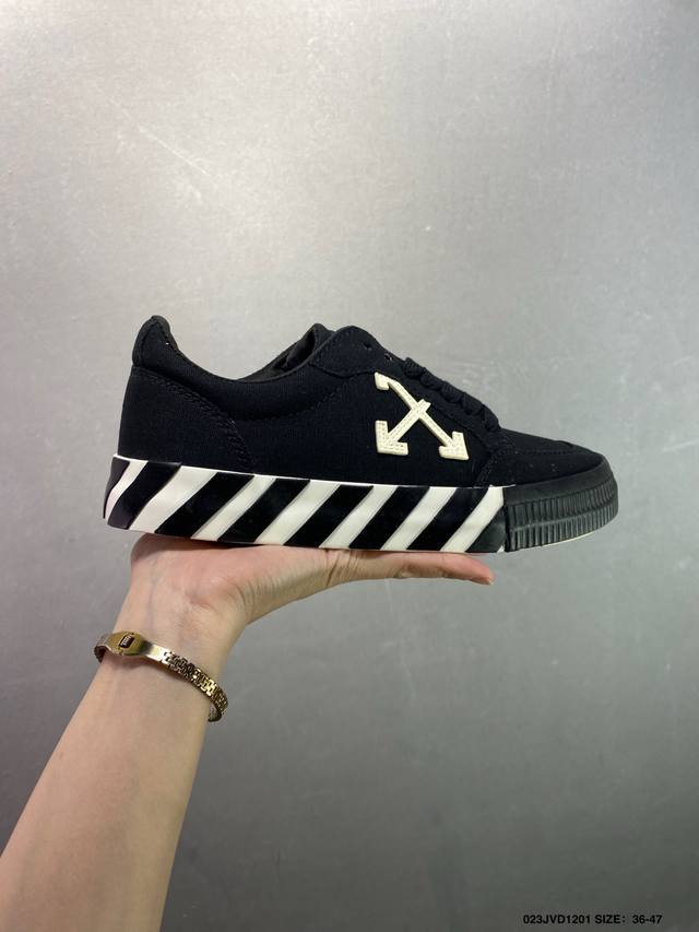 Off-White New Round Toe Lace-up Low-top Sports Sneakers Running Shoes Multi-colo