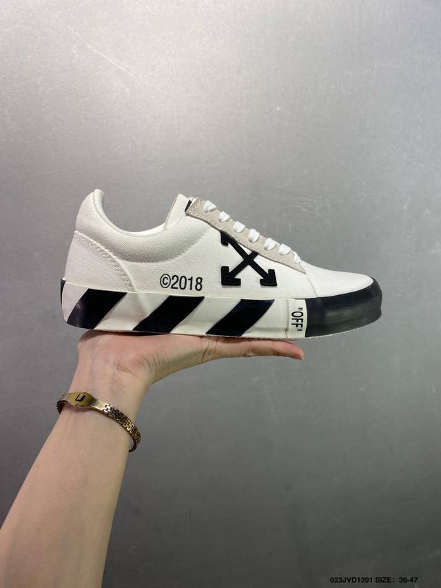 Off-White New Round Toe Lace-up Low-top Sports Sneakers Running Shoes Multi-colo