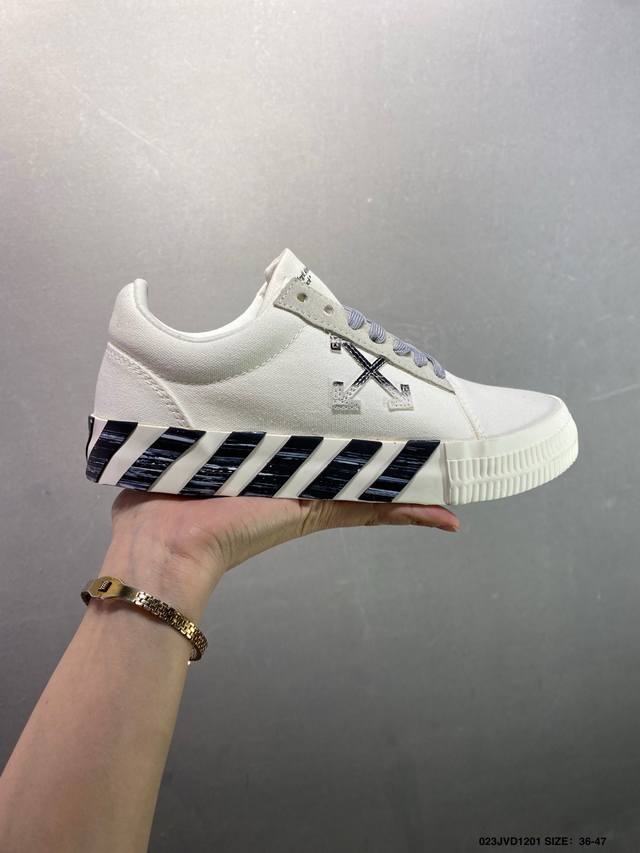 Off-White New Round Toe Lace-up Low-top Sports Sneakers, Running Shoes, Multi-co