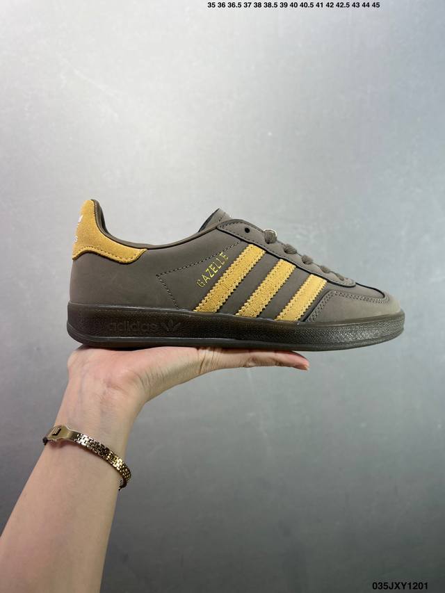 Company Grade Adidas Originals Gazelle Indoor Trefoil Retro Non-Slip Wear-Resis