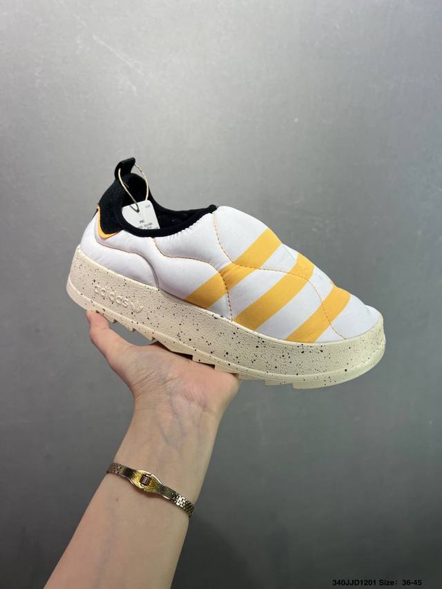 Ad Originals puffylette slip-on waterproof and warm loafers (If4326). The upper