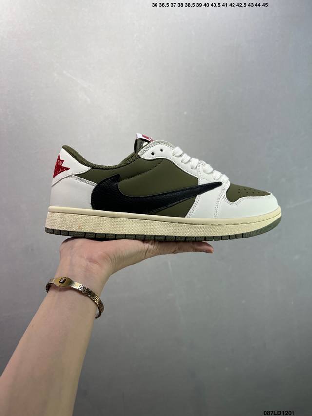 Aj1 Travis Scott X Air Jordan 1 "Reverse Mocha" Aj1 Jordan 1 Ts Lightning Collab