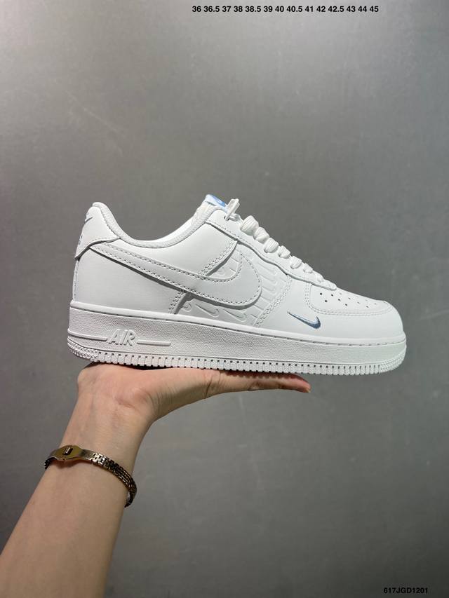 Nike Air Force 1 Low'07 Low-top Casual Sneakers, Custom Leather, Original Last