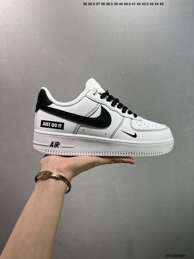 Nike Air Force 1 Low'07 Low-top Casual Sneakers, Custom Leather, Original Last