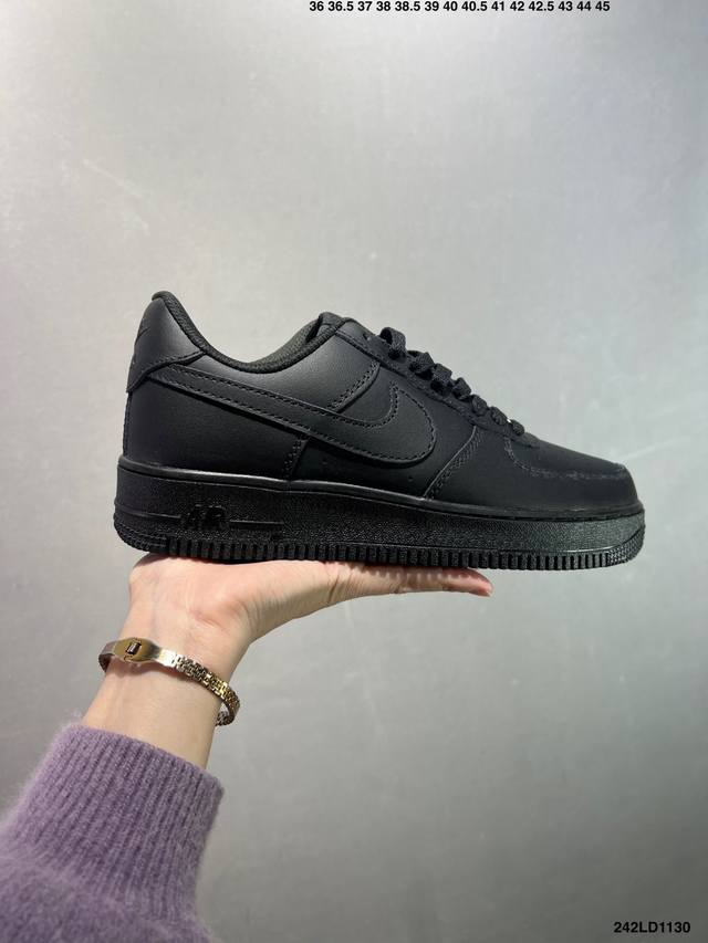 Nike Air Force 1 '07 Low-top Casual Sneakers, imported rubber fabric, original