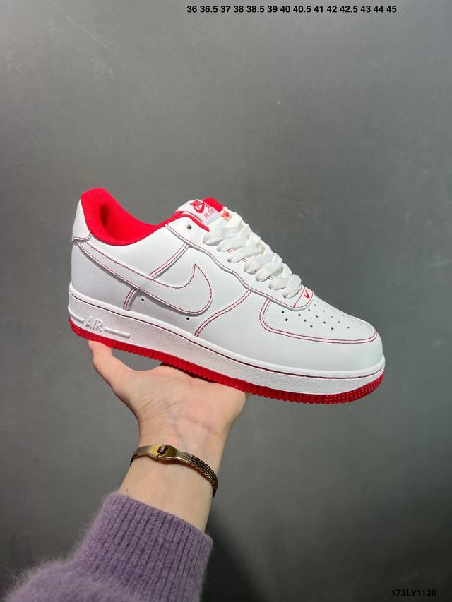 Nike Air Force 1 '07 Low-top versatile casual sneakers. Soft, responsive cushio