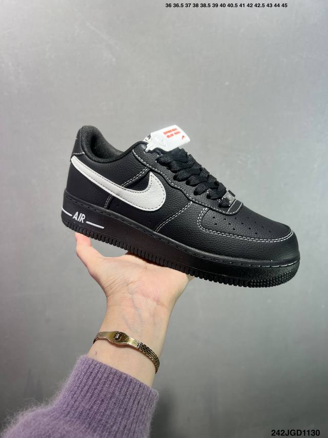 Nike Air Force 1 Low. Made with original last and cardboard, authentic Air Forc