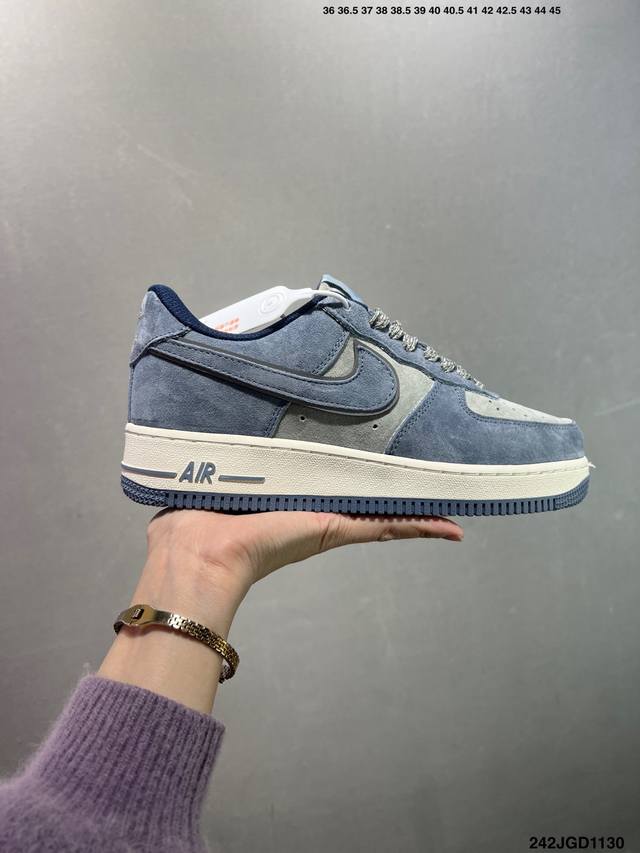 Nike Air Force 1 Low. Made with original last and cardboard, authentic Air Forc
