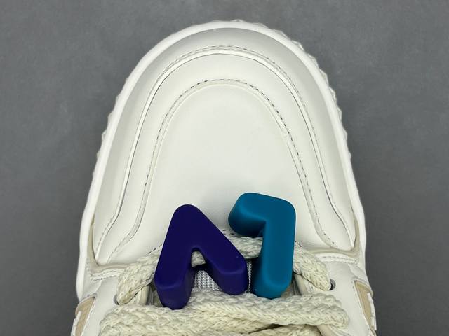 Channel Advantages! Guangzhou Version Louis Vuitt Trainer Maxi Lace-up Low-Top F