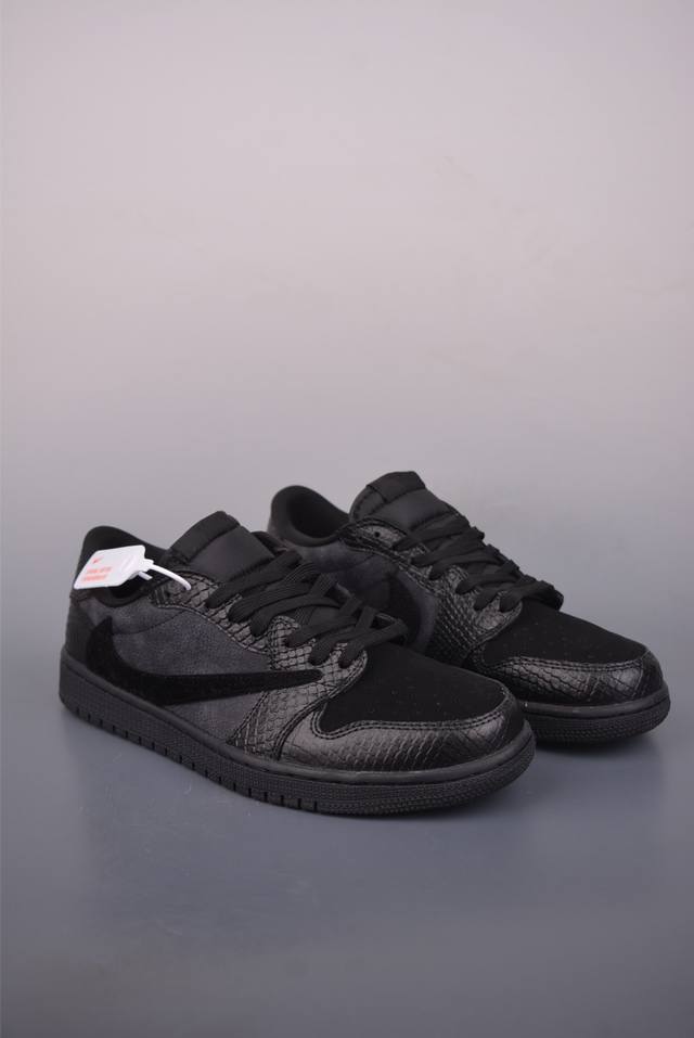 Fragment X Travis Scott X Kobe Air Jordan 1 Low Three-Way Collaboration Reverse