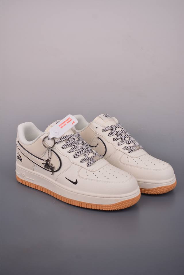 Nike Air Force 1 Low Stussy Collaboration Authentic Air Force version made with