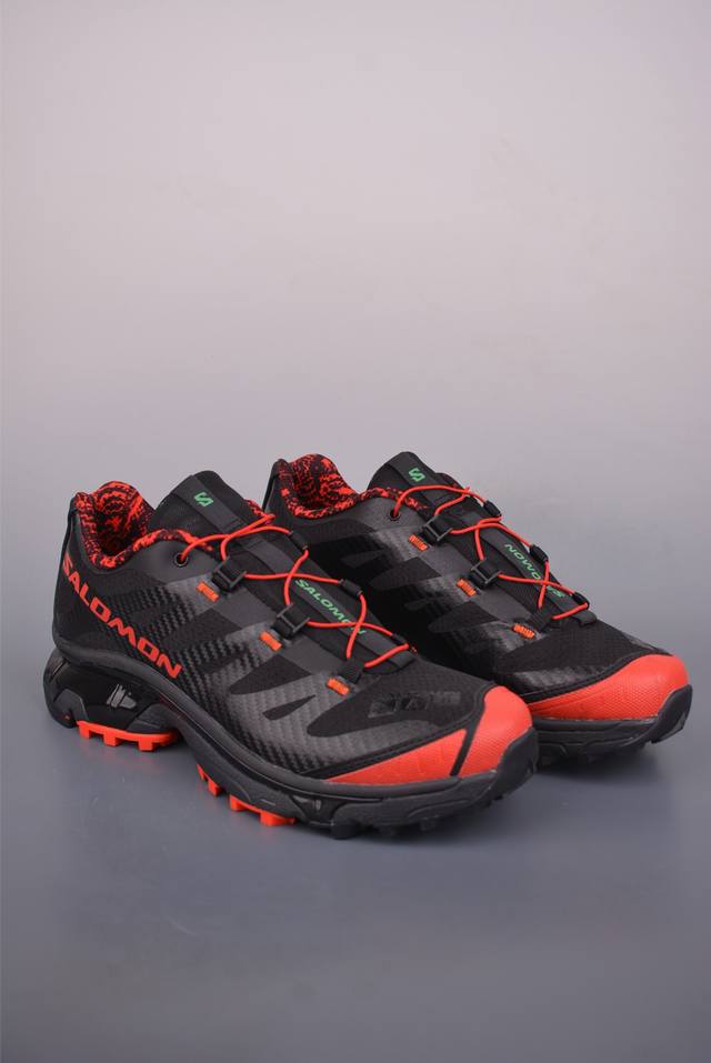 Dongguan-made Salomon XT-4 Og Retro Functional Running Shoes Black and Red Real