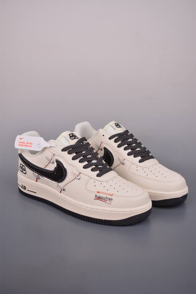 Nike Air Force 1 Low Balenciaga Collaboration Authentic Air Force design using