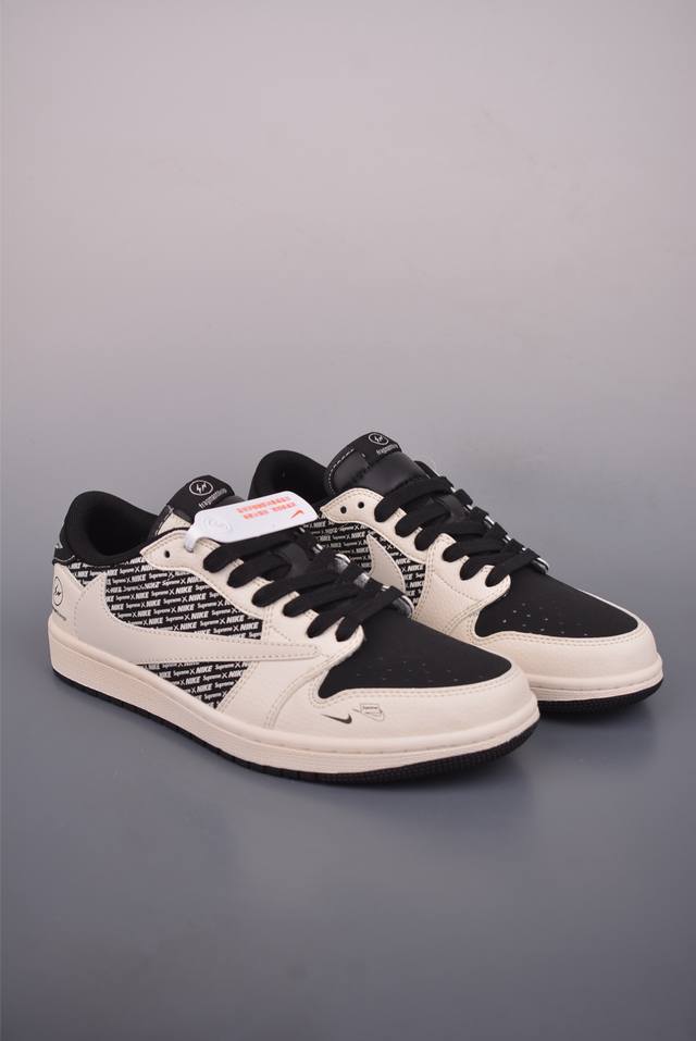 Fragment X Travis Scott X Fragmentdesign Air Jordan 1 Low Three-Way Collaboratio
