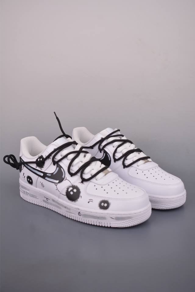 Nike Air Force 1 Low Hand-painted Graffiti Deconstructed Straps Original Last a