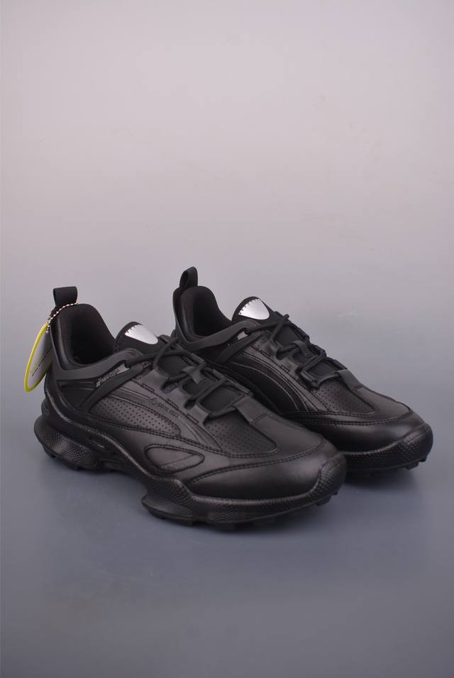 Ecco Running Shoes - Versatile and Comfortable, New Autumn/Winter Thick-Soled Ca