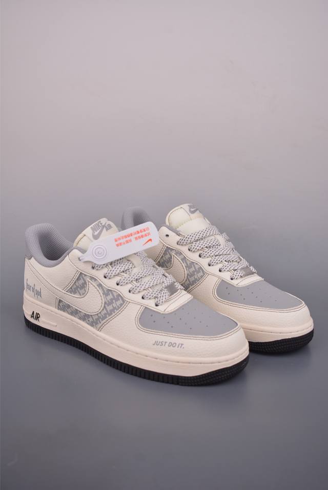 Nike Air Force 1 Low Grey/White Authentic Air Force design using original last