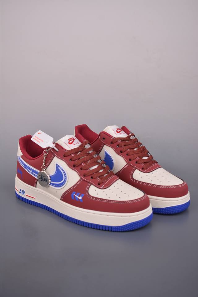 Nike Air Force 1 Low Stussy Collaboration Authentic Air Force version made with