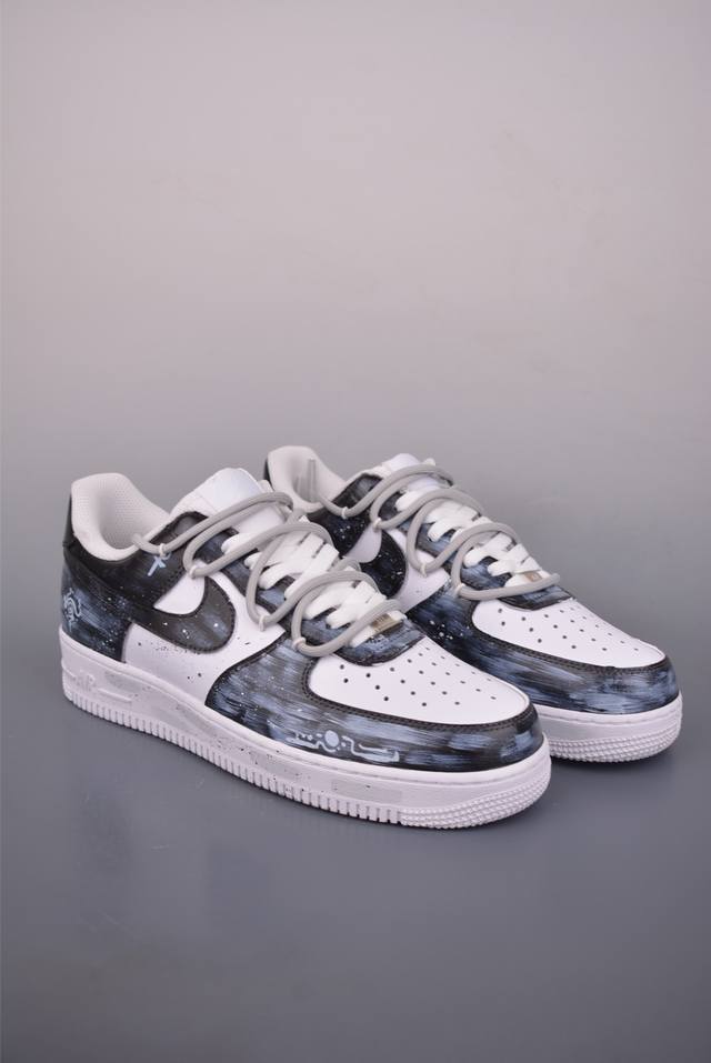 Nike Air Force 1 Low Hand-Painted Graffiti Authentic Air Force Fit Made with Or