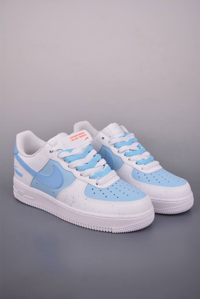 Nike Air Force 1 Low White/Blue Authentic Air Force design, made with original