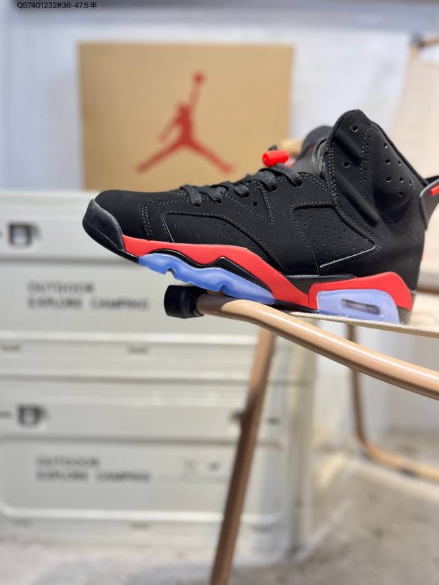 Air Jordan AJ6, perfectly replicating the sixth generation silhouette, 1:1 toe b