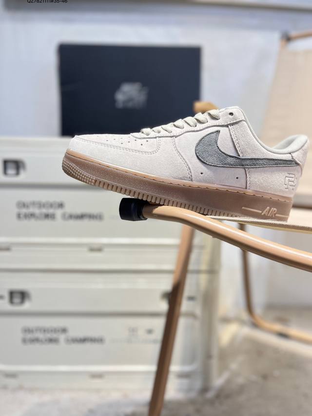 Nike Air Force 1 '07, a versatile casual athletic shoe. Soft, responsive cushio