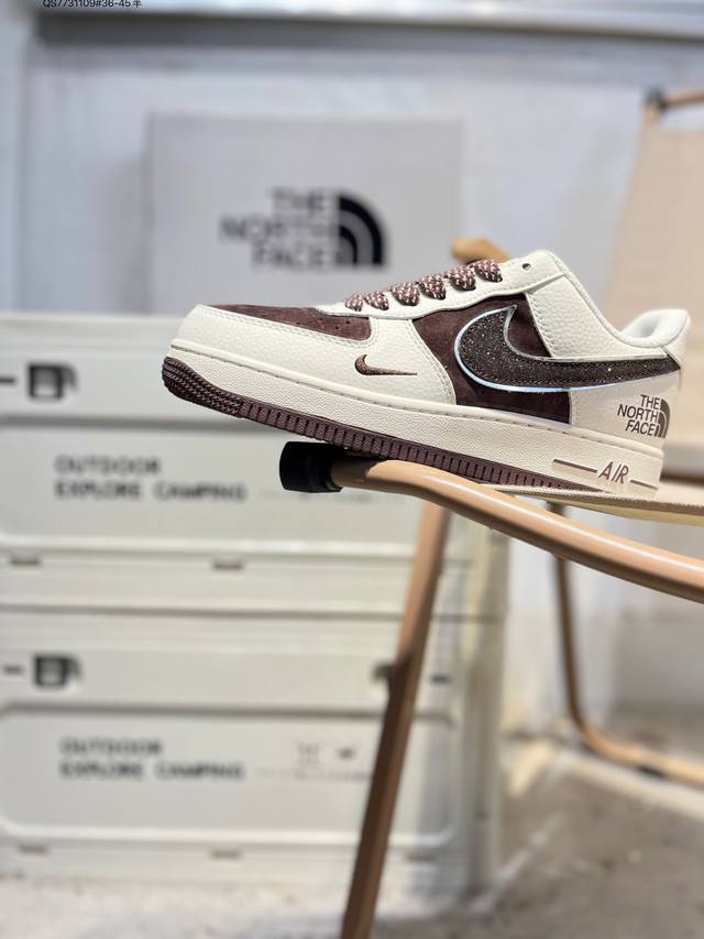 The North Face X Nike Air Force 1 '07, a versatile casual athletic shoe. Soft, r