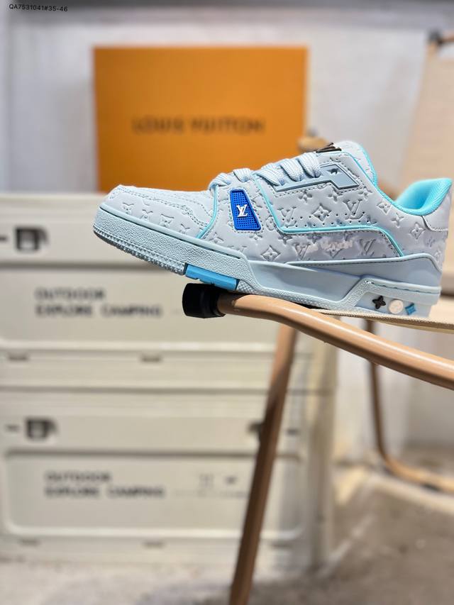 Louis Vuitton Lv Louis Vuitton sneakers New Lv Trainer latest colorway sneakers