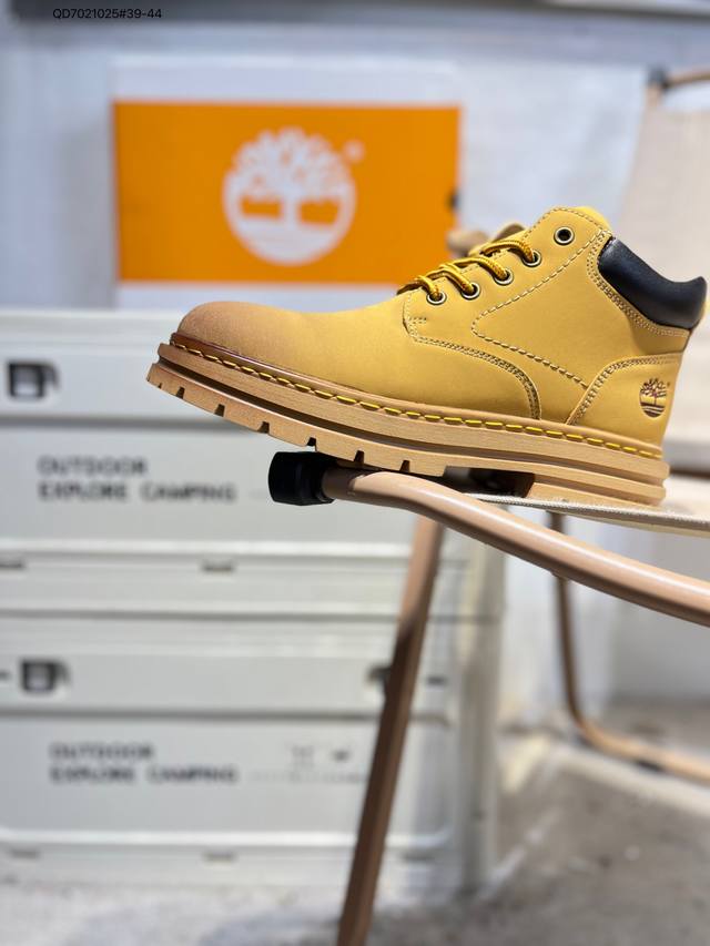 Timberland Outdoor Low-top Casual Yellow Boots Series Winter Warm Outdoor Specia