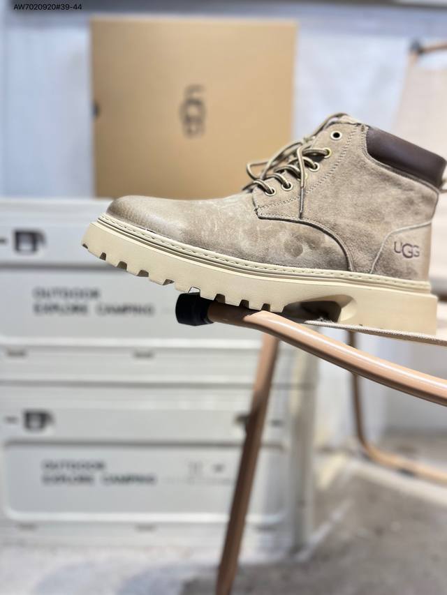 Ugg Snow Boots Waterproof Suede Leather Upper Ugg W Neuel Series Autumn/Winter N