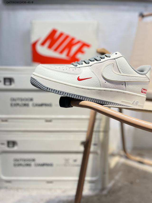 Nike Air Force 1 '07, a versatile casual athletic shoe. Soft, responsive cushio