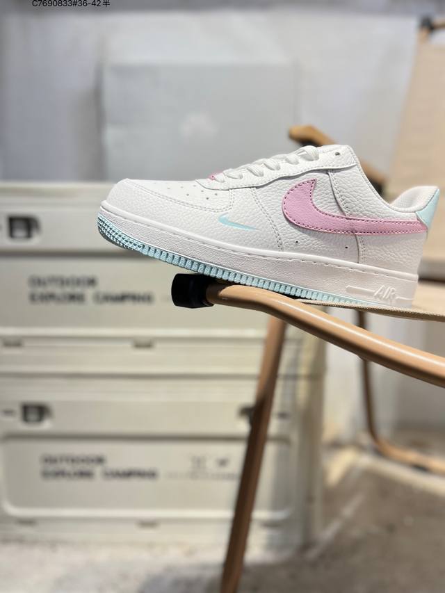 Nike Air Force 1 '07, a versatile casual athletic shoe. Soft, responsive cushio