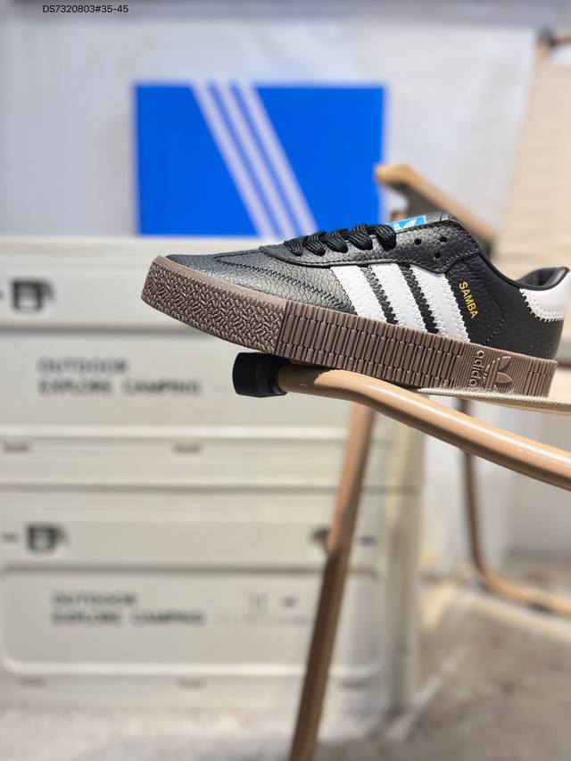 Adidas Originals Sambarose Rose Wrap-up, Non-slip, Waterproof, Durable Low-top S