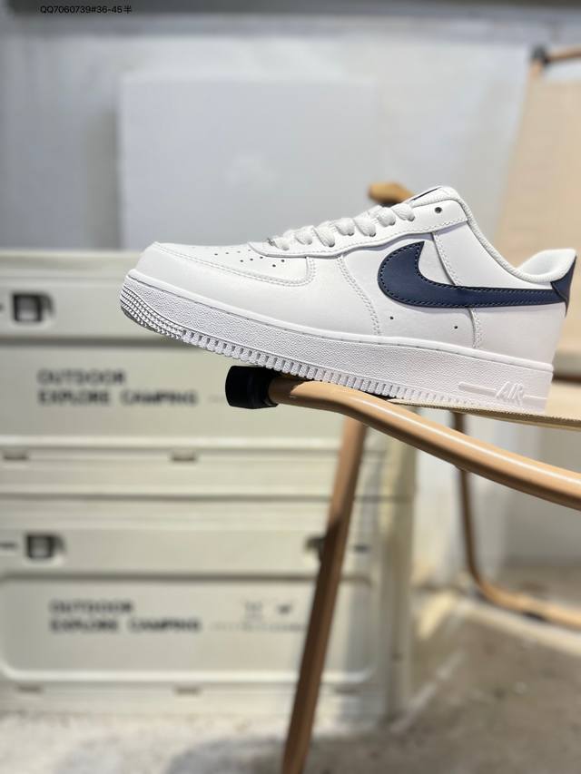 Nike Air Force 1 '07, a versatile casual athletic shoe. Soft, responsive cushio