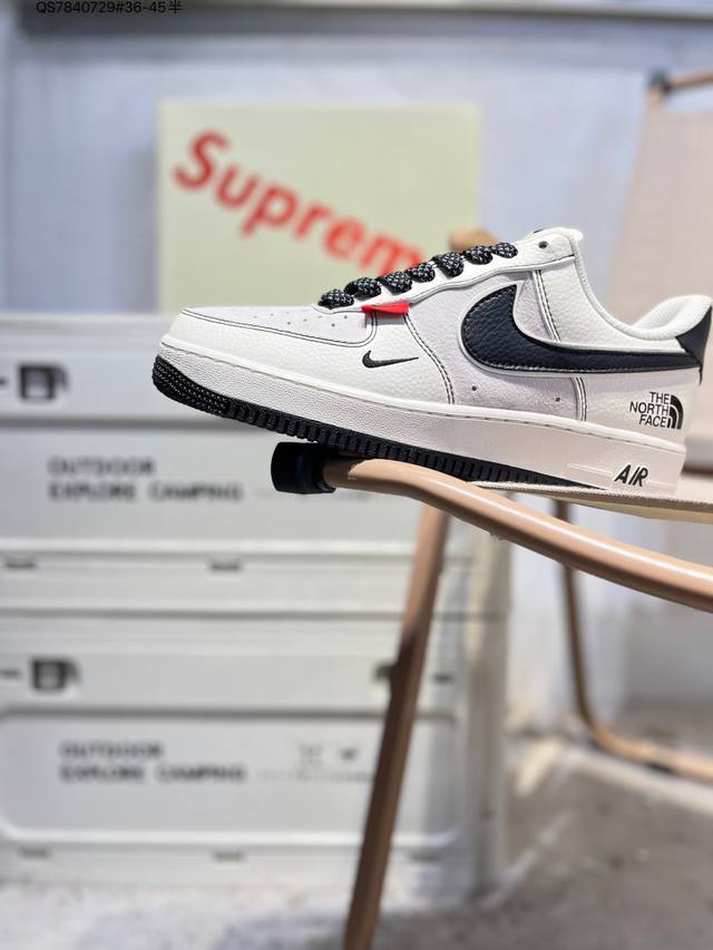 The North Face X Nike Air Force 1 '07, a versatile casual athletic shoe. Soft, r