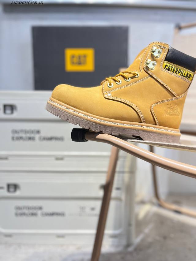 Cat Hardcore Bulldozer Brand Series Workwear and Casual Shoes Same style as on T