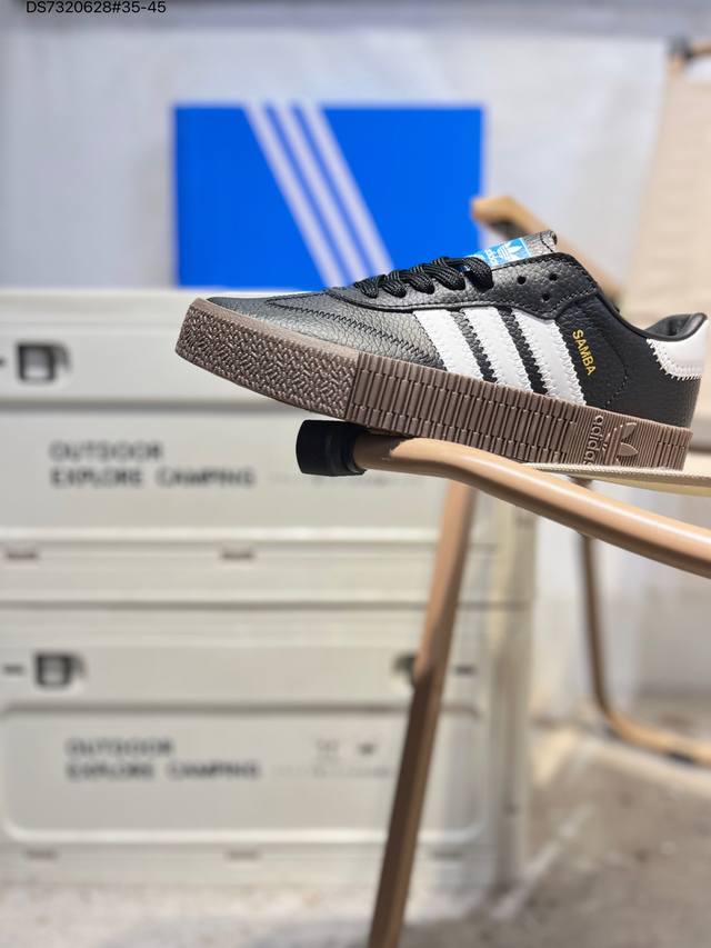 Adidas Originals Sambarose Rose Wrap-up, Non-slip, Waterproof, Durable Low-top S