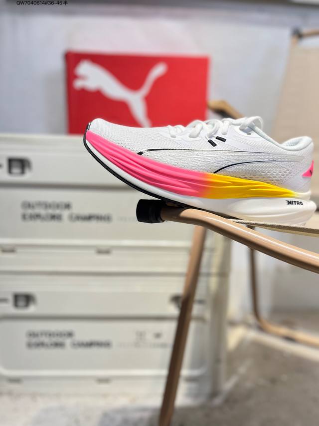 Puma Deviate Nitro3 Men's and Women's 2025 New Running Shoes Shock Absorption C