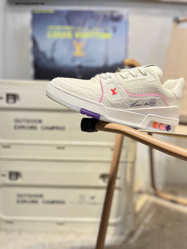 Guangdong Original Factory# Louis Vuitton Lv Louis Vuitton sneakers New Lv Train