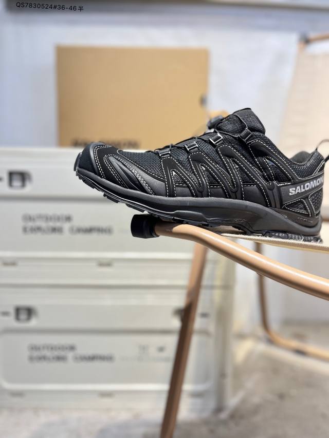 Salomon XT-6 GTX outdoor trail running shoes feature a Sensifit fit upper for a