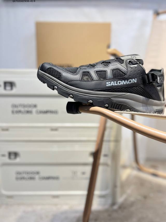 Salomon Techamphibian 5 Outdoor Comfortable Versatile Mesh Fabric Shock Absorpti