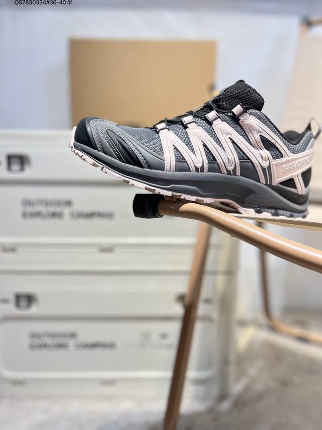 Salomon XT-6 GTX outdoor trail running shoes feature a Sensifit fit upper for a