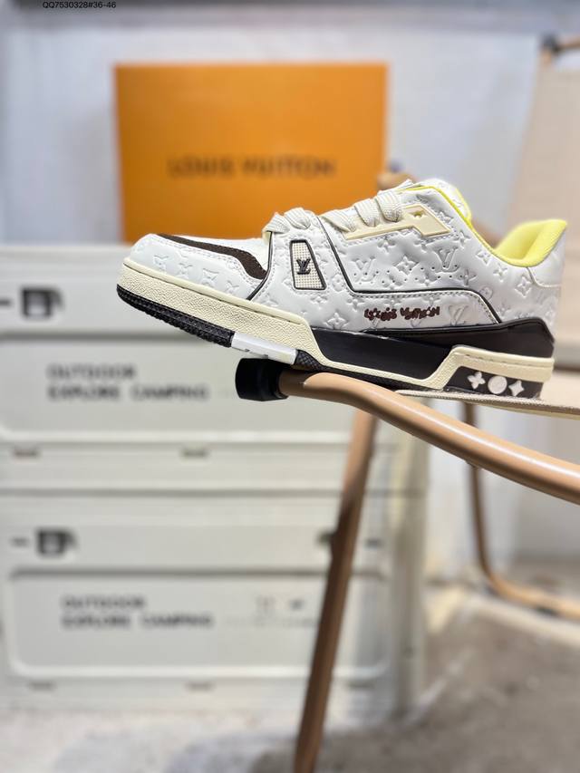 Louis Vuitton Lv Louis Vuitton sneakers New Lv Trainer latest colorway sneakers