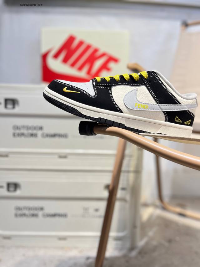 Fendi X Nike SB Dunk Low, Highly Recommended New Colorway Original Top-Grain Mat