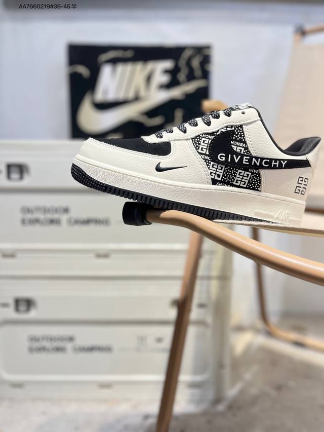 Nk Air Force 1 '07 Low Casual Sneakers#Custom Leather, Original Last and Cardboa